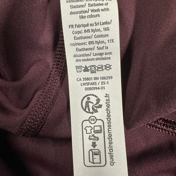 Lululemon Fast and Free High-Rise Tight 25” Pockets Women's Size 14 New With Tag - Picture 7 of 12